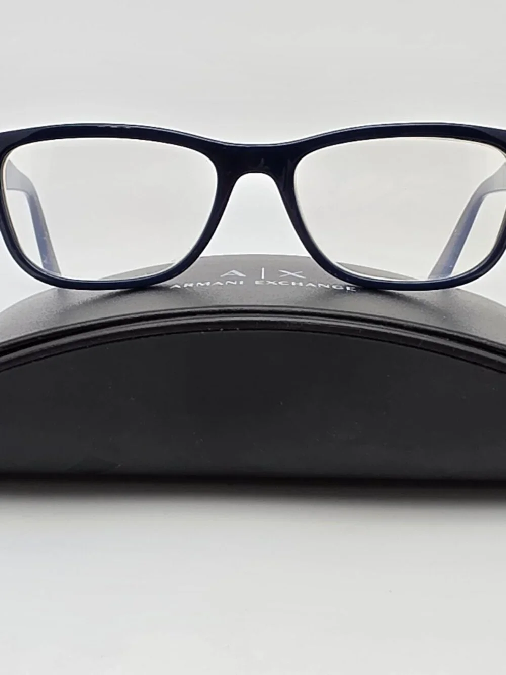 Armani Exchange AX3068 8302 Blue Glitter Eyeglasses Frame w/ Case Brazil 52mm